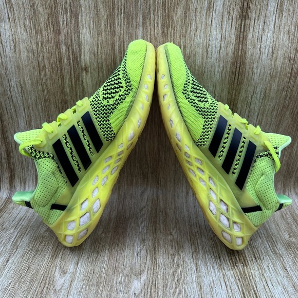 Adidas Ultraboost‎ Web DNA Men's Size 8.5 Solar Yellow Sneakers Shoes GY4172 - Picture 7 of 10
